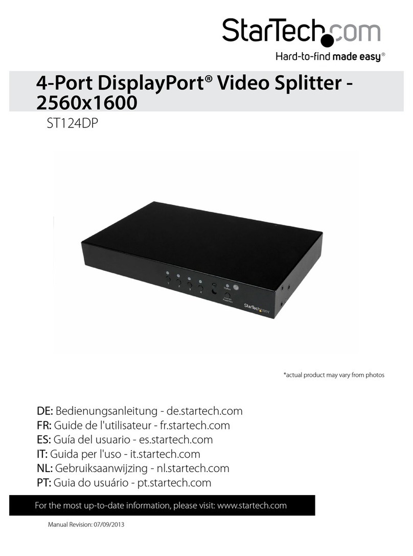 StarTech.com DisplayPort ST124DP User manual