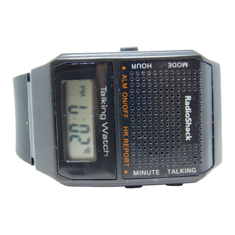 Radio Shack LCD Talking Watch owner's manual Radio Shack LCD Talking Watch owner's manual