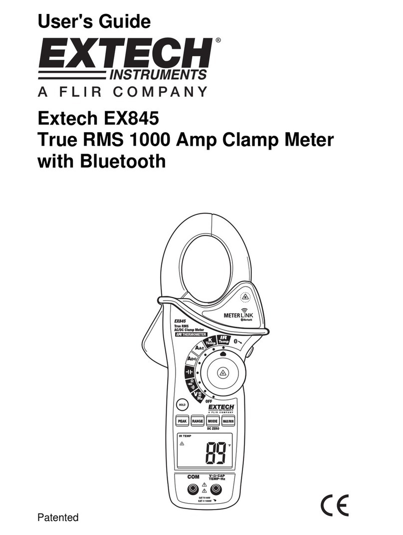 Extech Instruments EX845 User manual