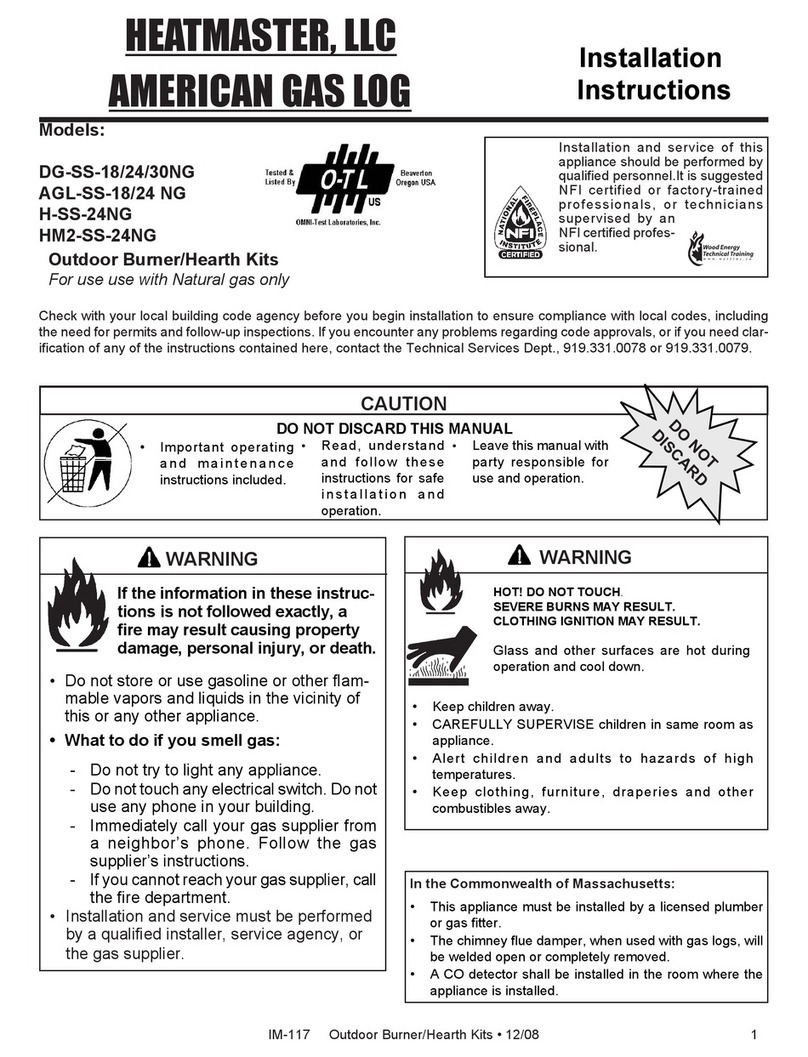 Heatmaster DG-SS-18/24/30NG installation instructions Heatmaster DG-SS-18/24/30NG installation instructions