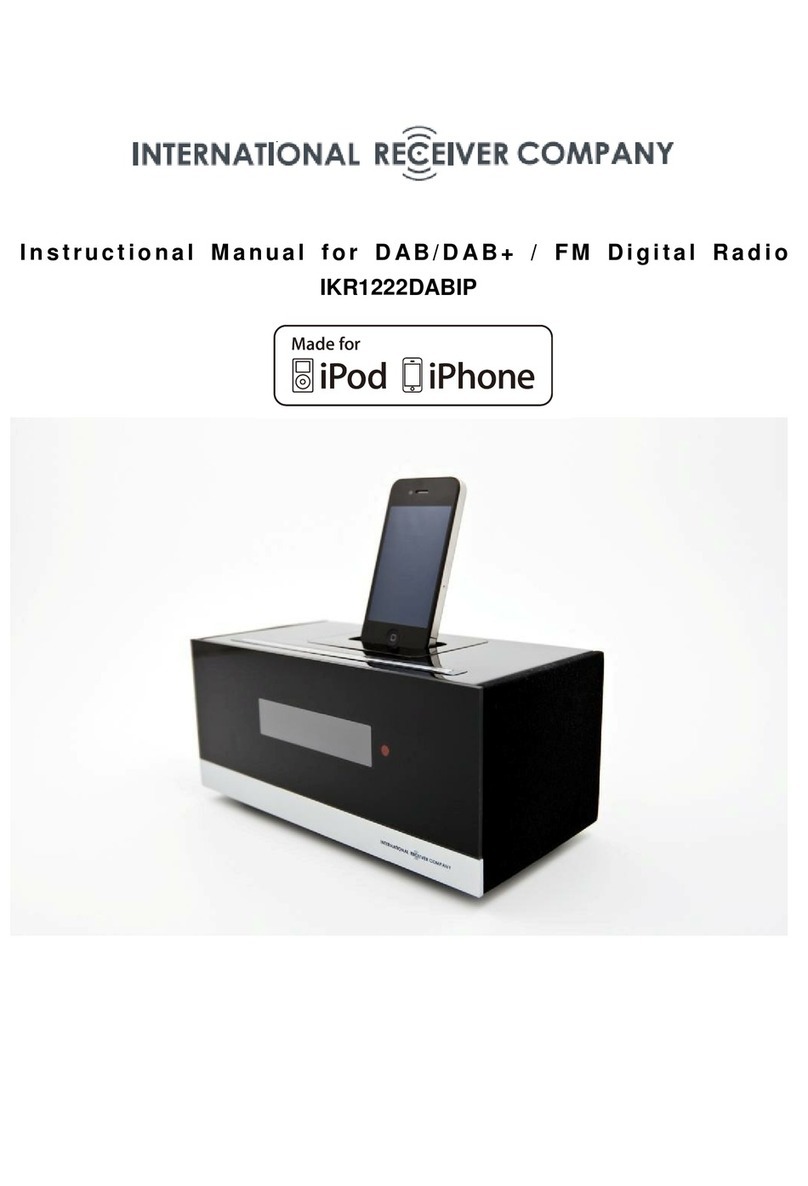 International Receiver Company IKR1222DABIP Instructional manual International Receiver Company IKR1222DABIP Instructional manual