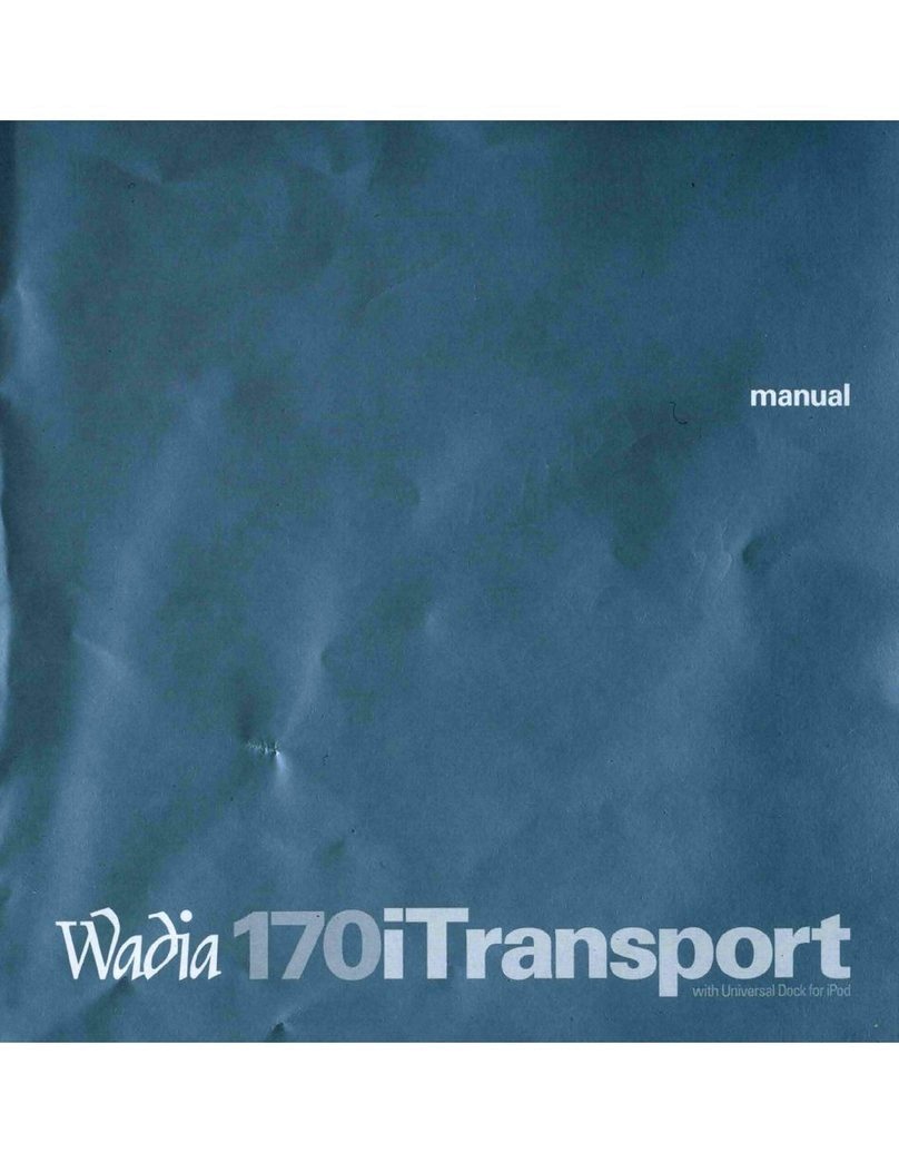 Wadia 170 iTransport User manual