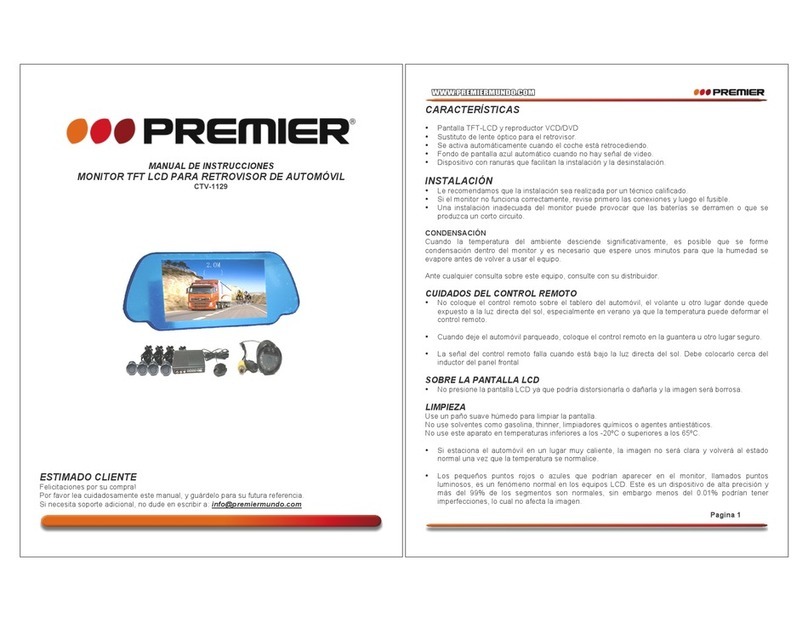 Premier CTV-1129 instruction manual