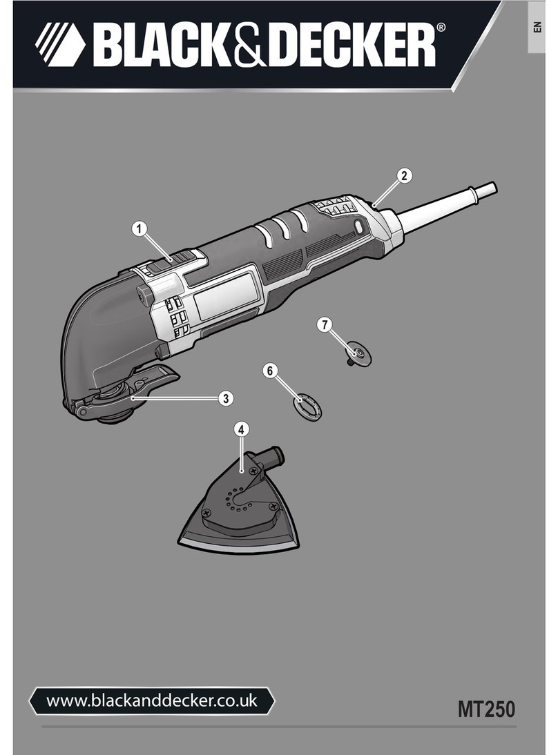 Black & Decker MT250 User manual