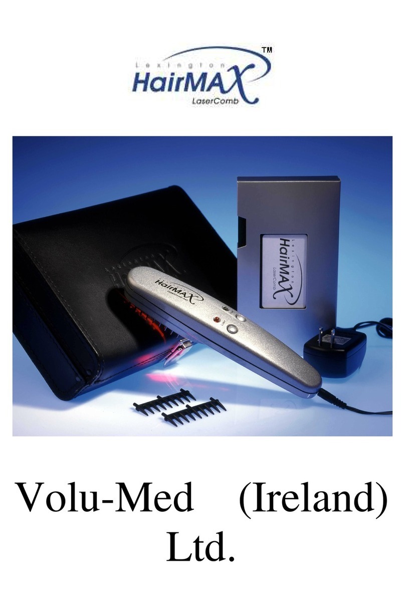 Volu-Med HairMax LaserComb Premium user guide