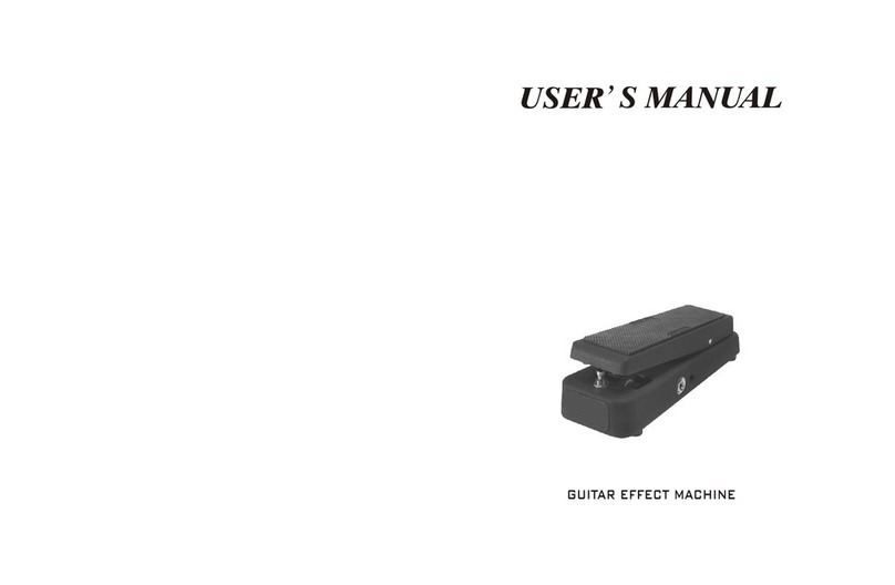 MCM Electronics GUITAR EFFECT MACHINE user manual