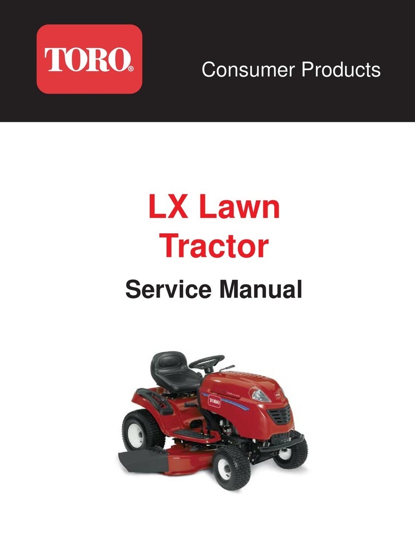 Toro LX Lawn Tractor User manual