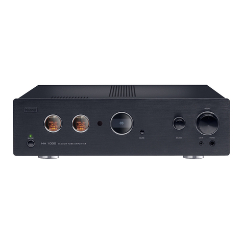 Magnat Audio MA1000 Important notes for installation & warranty card