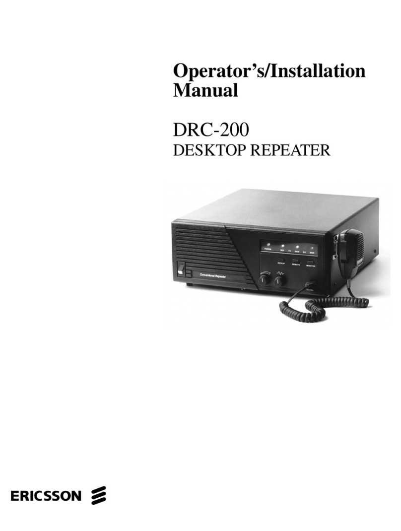 Ericsson DRC-200 installation manual