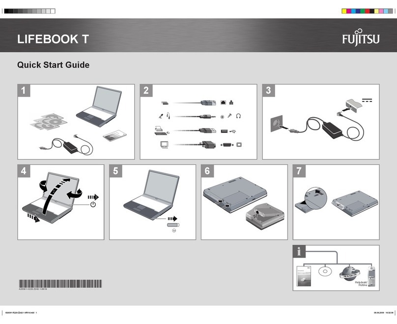 Fujitsu LIFEBOOK T User manual