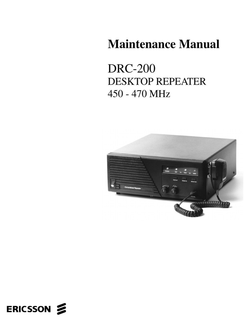Ericsson DRC-200 User manual
