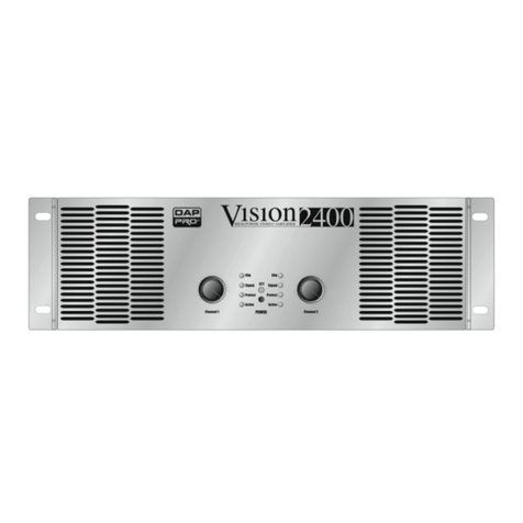 DAPAudio Vision 1600 User manual