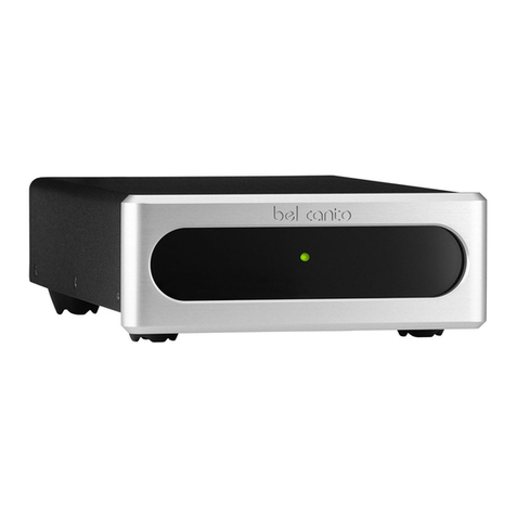 Bel Canto e.One REF500s User manual