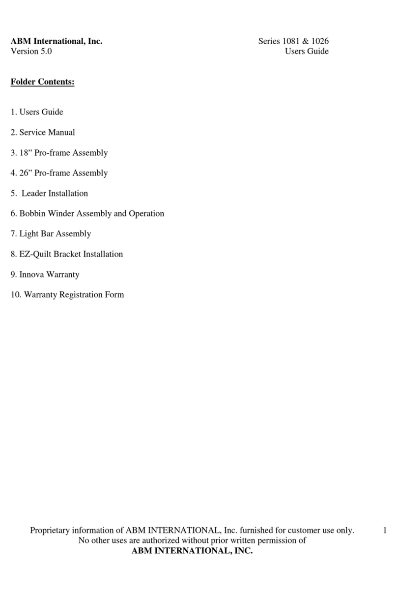 ABM International 1081 Series User manual