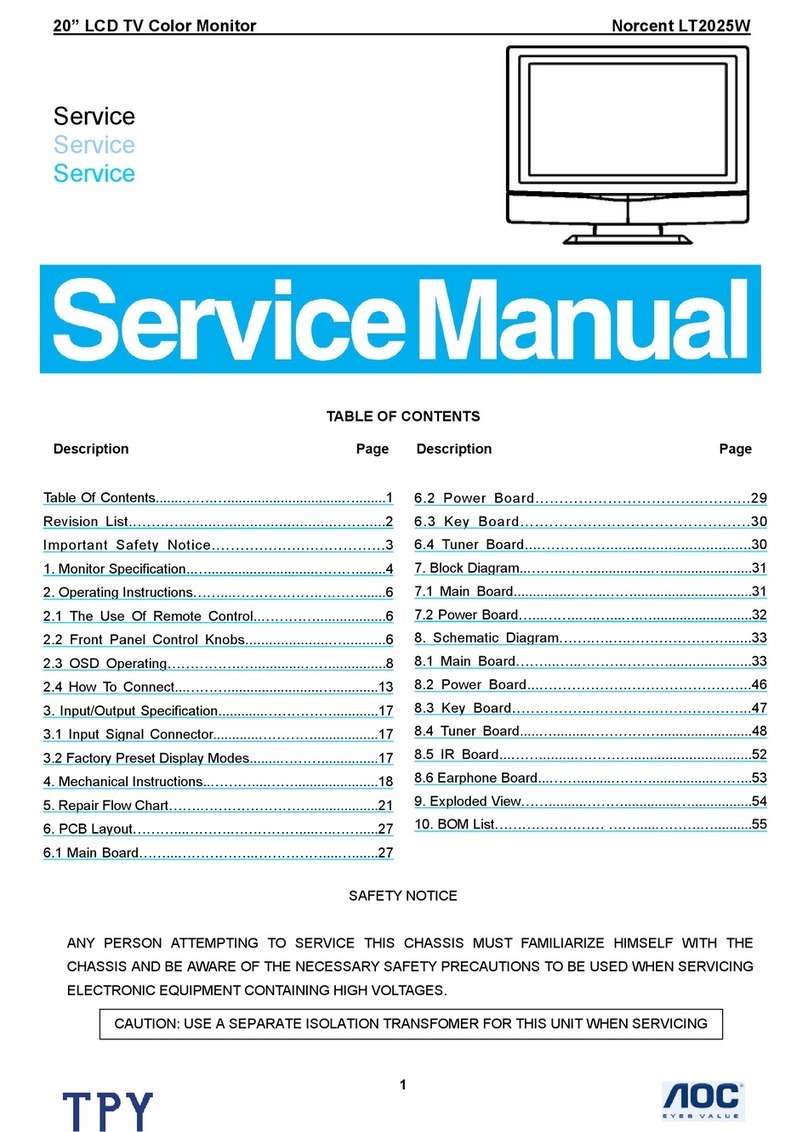 Norcent LT2025W Service manual