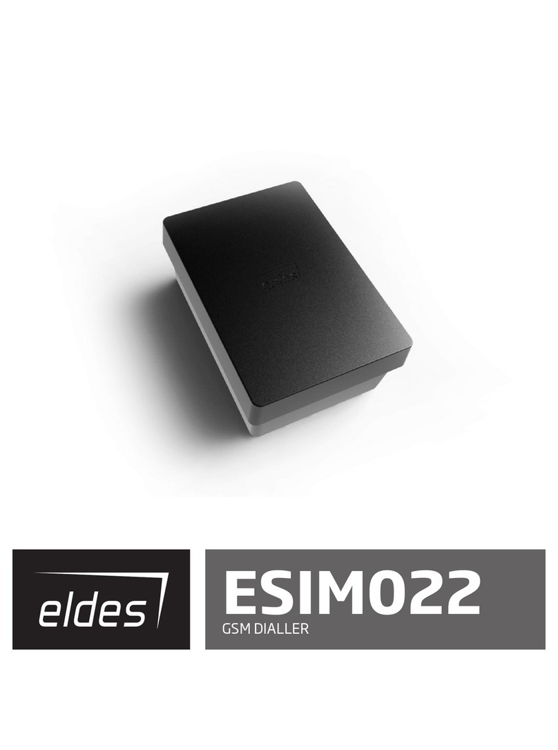 Eldes ESIM022 user manual