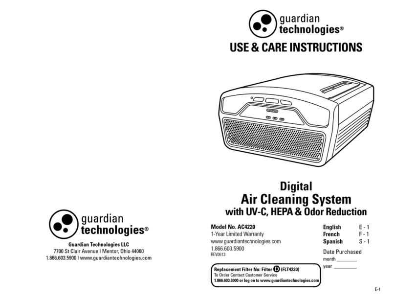 pureguardian AC4220 Use & care instructions