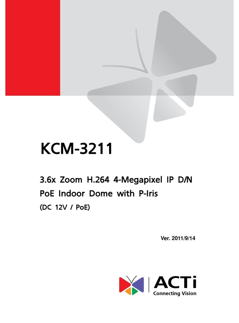 ACTi KCM-3211 User manual