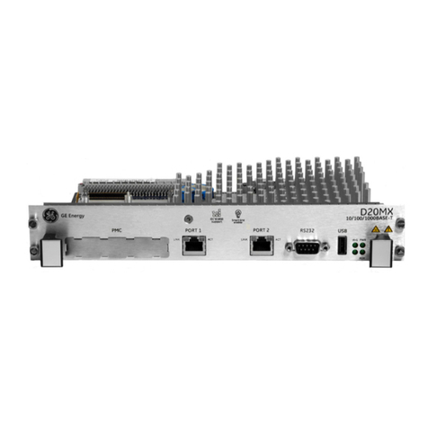 GE D20MX User manual