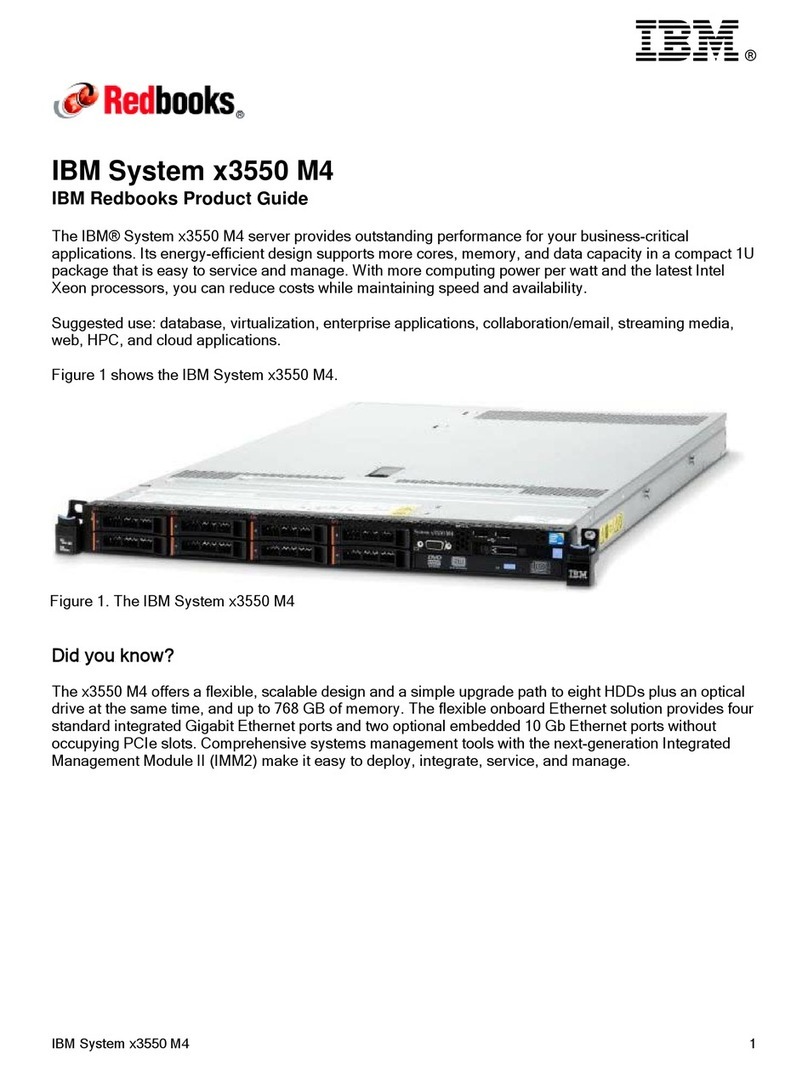 IBM Redboks System x3550 M4 User manual