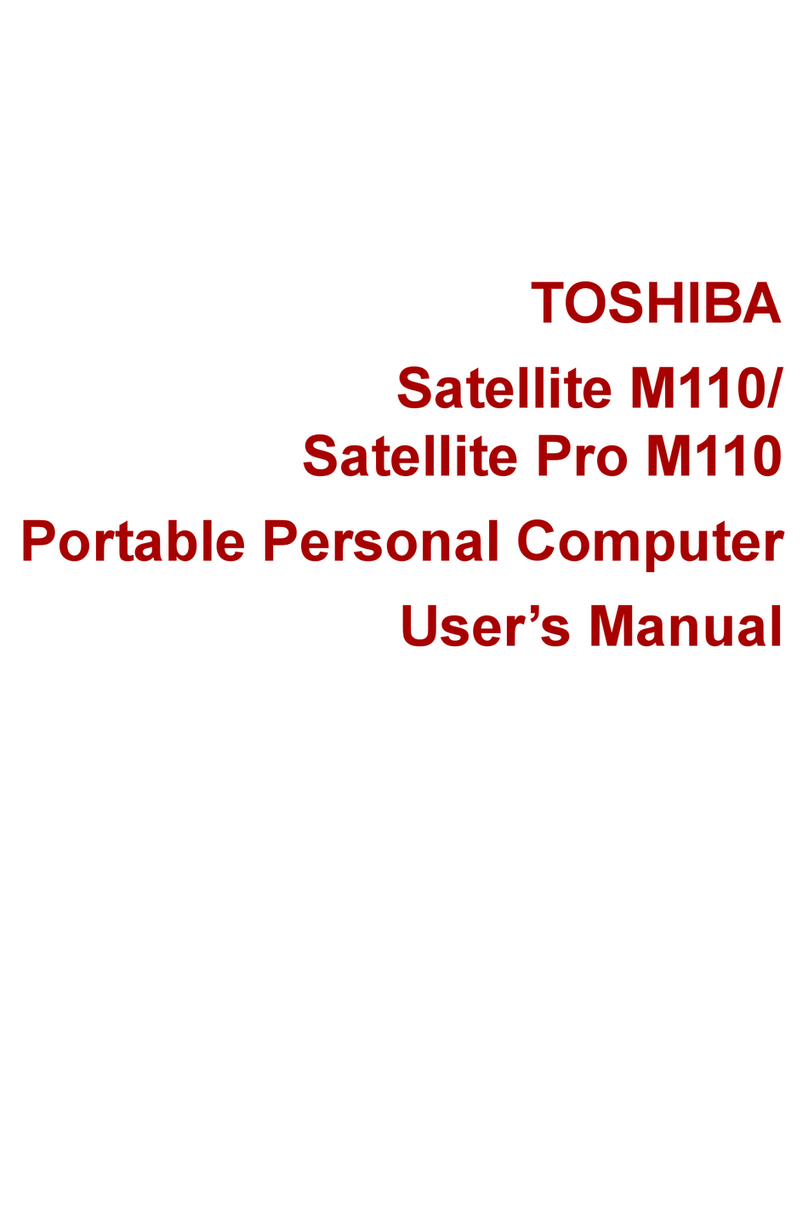 Toshiba Satellite M110 Series User manual