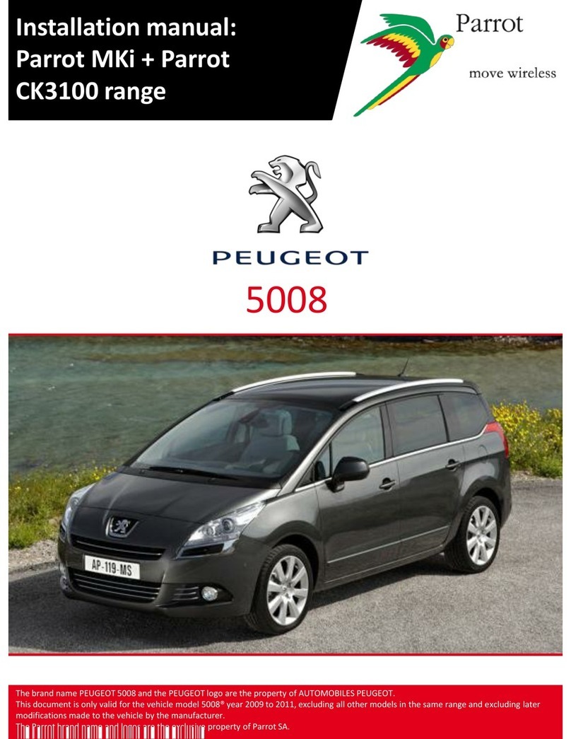 Parrot Parrot MKi + Parrot CK3100 range 2008 User manual