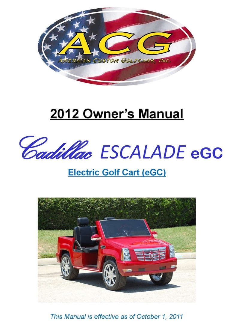 ACG California Roadster eGC 2012 owner's manual