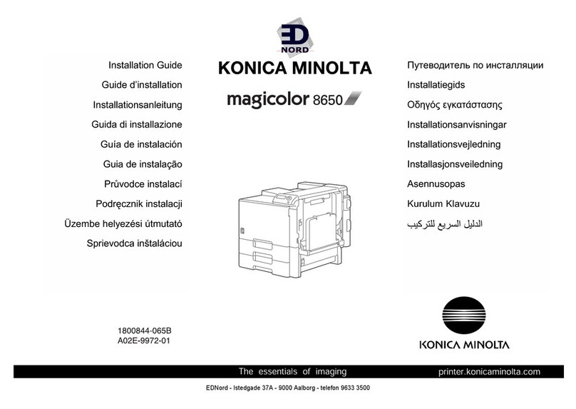 Konica Minolta magicolor 8650 User manual