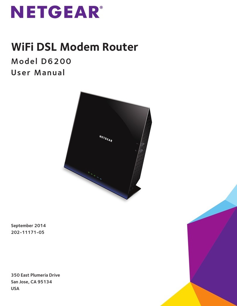 NETGEAR D6200 User manual