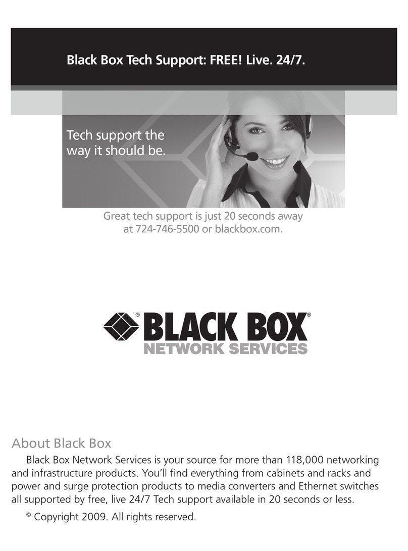 Black Box KVM2016A User manual