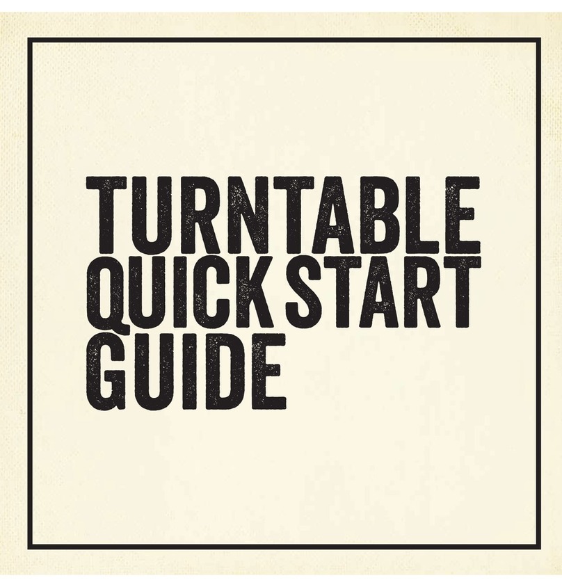 Crosley Turntable User manual