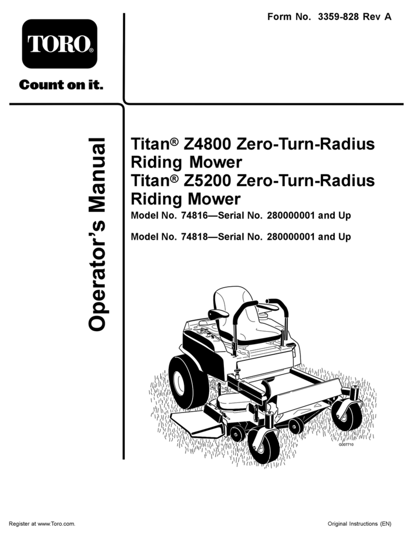 Toro Titan Z4800 User manual Toro Titan Z4800 User manual