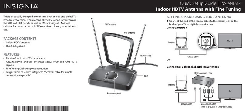 Insignia NS-ANT514 Quick setup guide