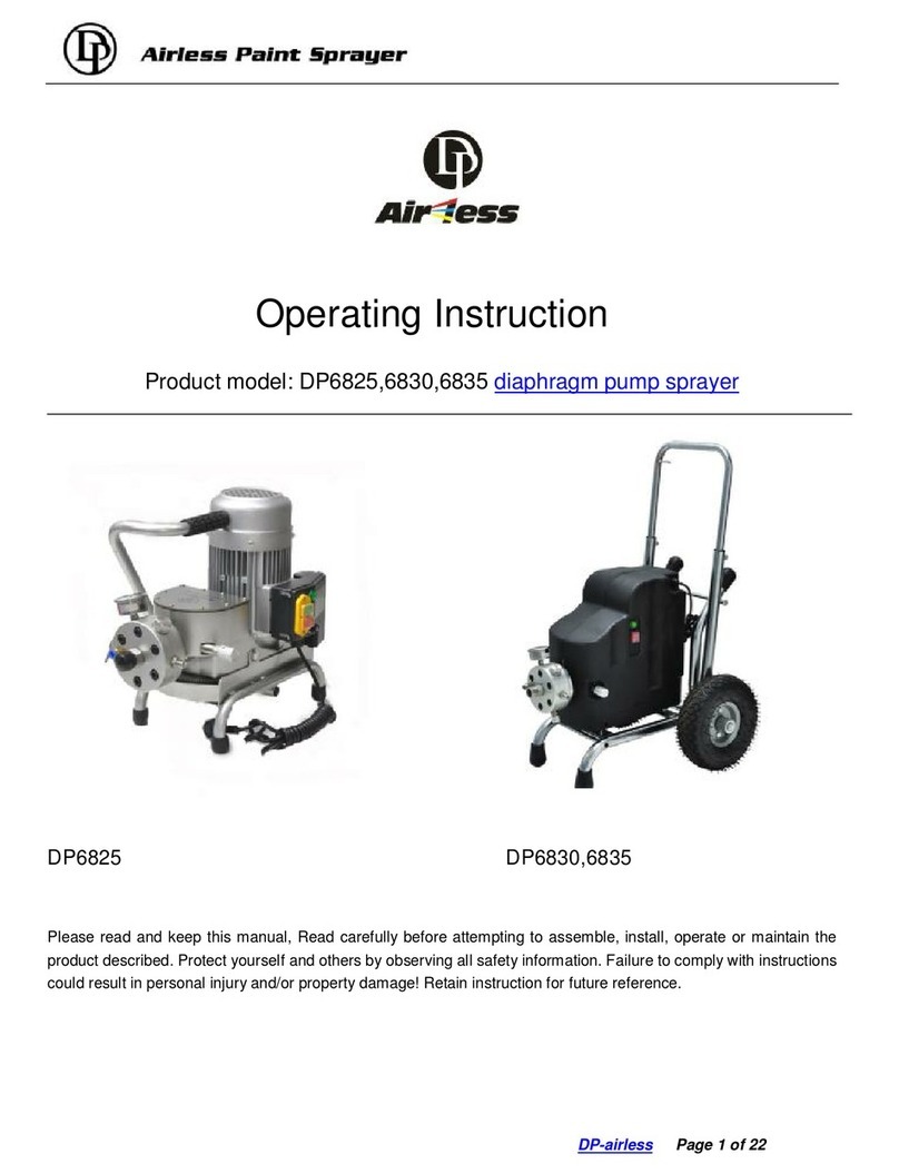 Airless DP6825 User manual