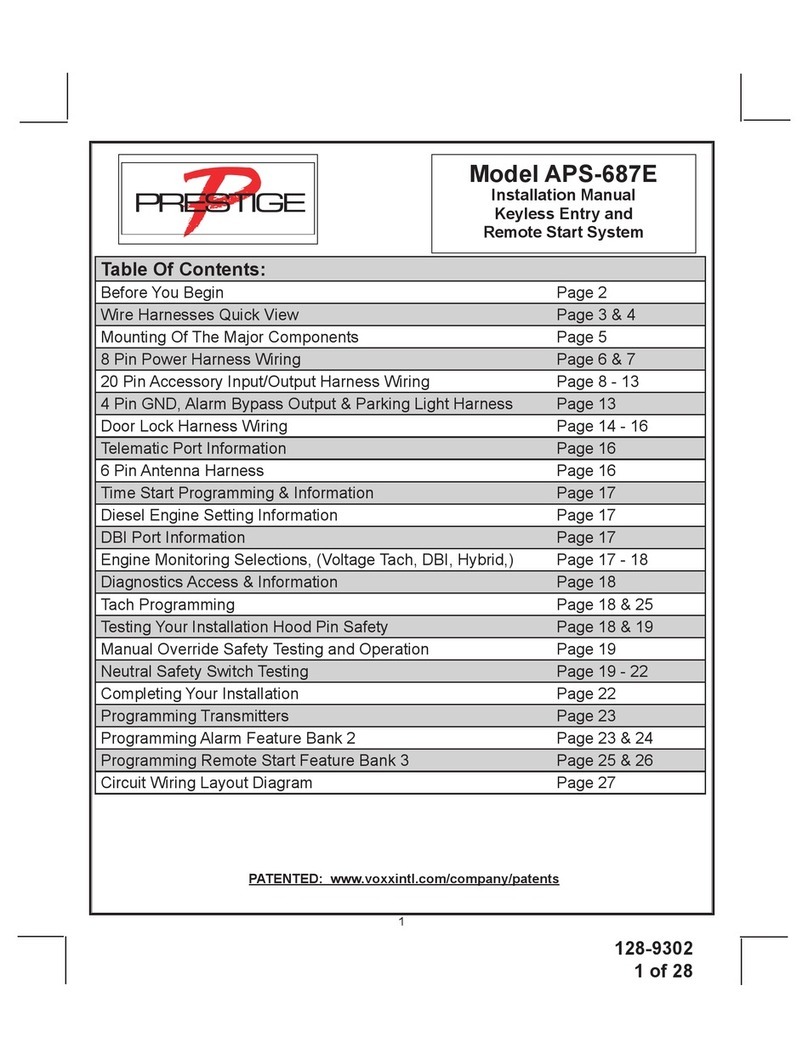 Prestige APS-687E installation manual