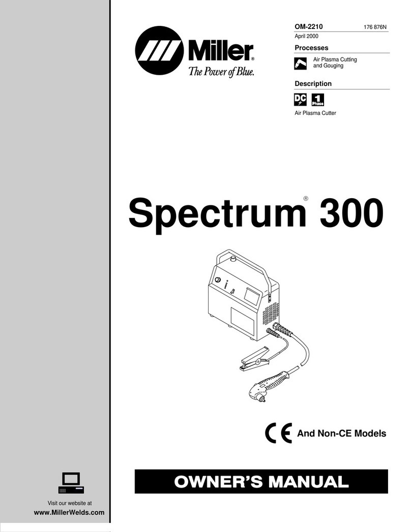 Miller Spectrum 300 owner's manual