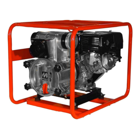 MULTIQUIP QP-3TY Operation and parts manual