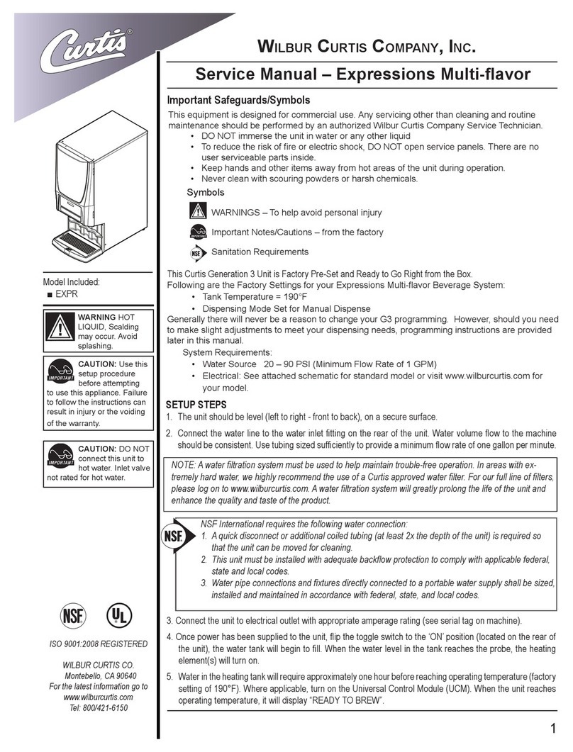 Curtis EXPR Service manual