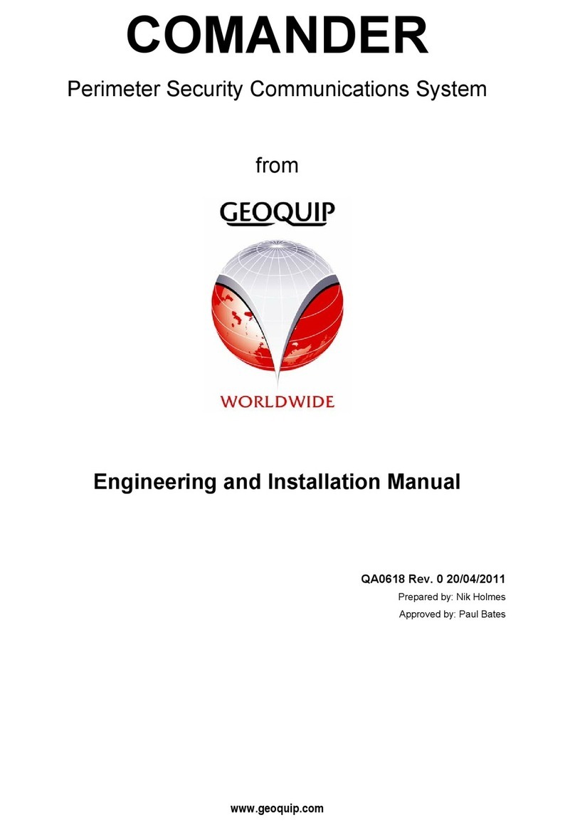 Geoquip Commander Engineering and installation manual