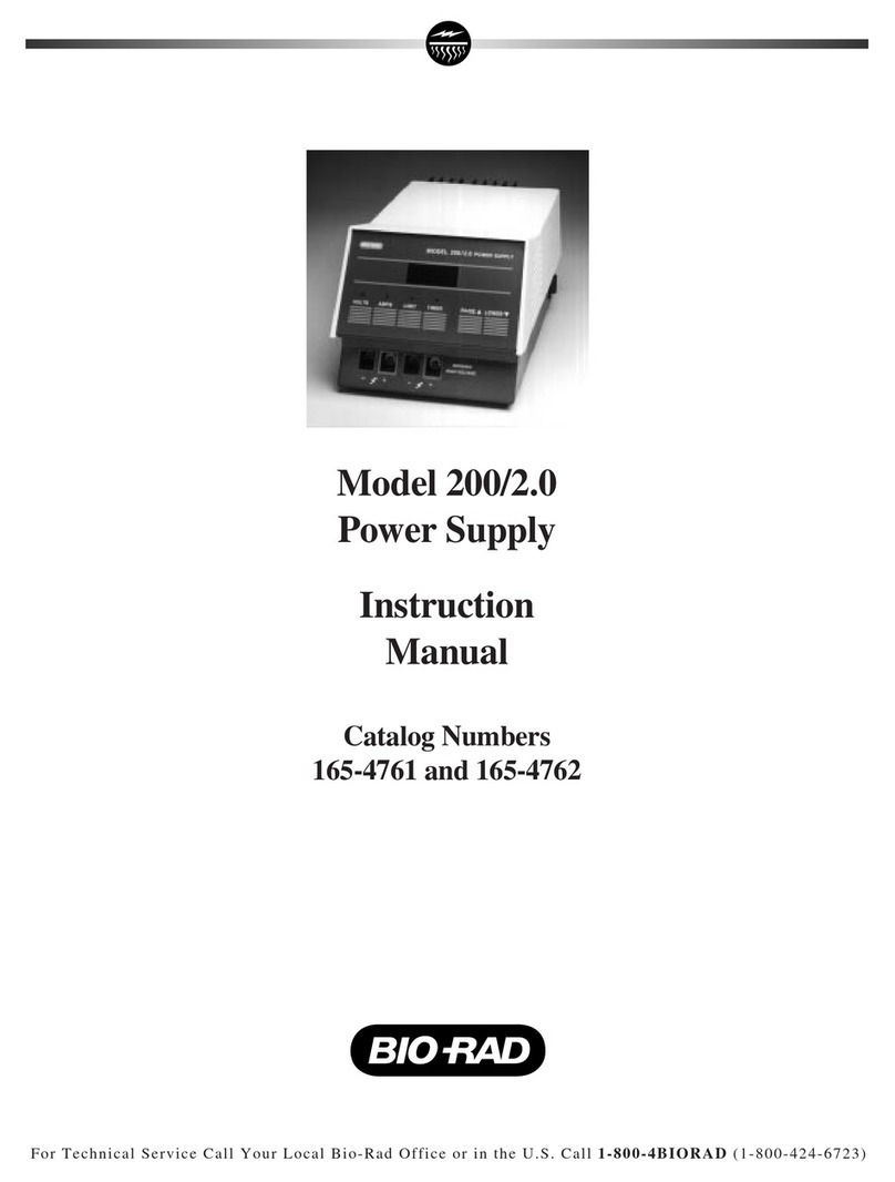BIO RAD 200/2.0 instruction manual