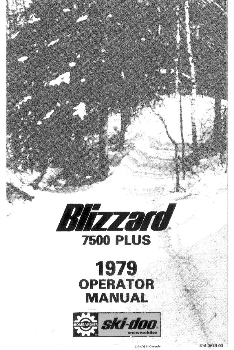 Ski-Doo 750 Plus 1979 User manual