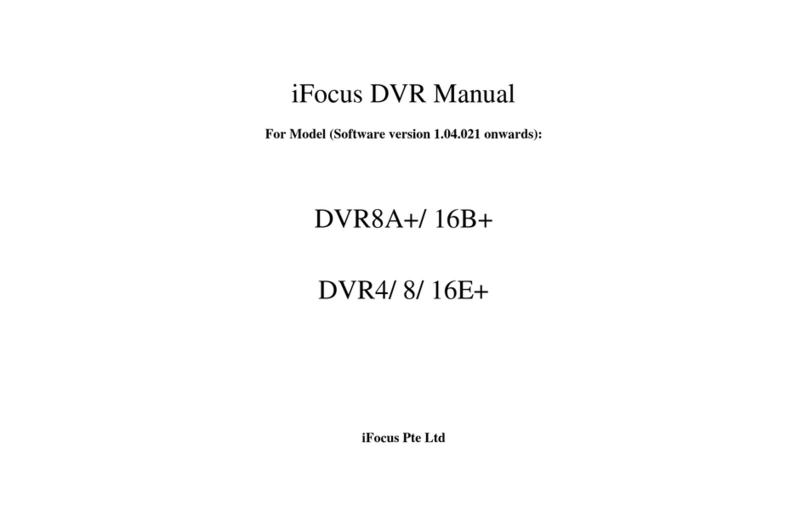 iFocus Pte Ltd DVR8A+ manual