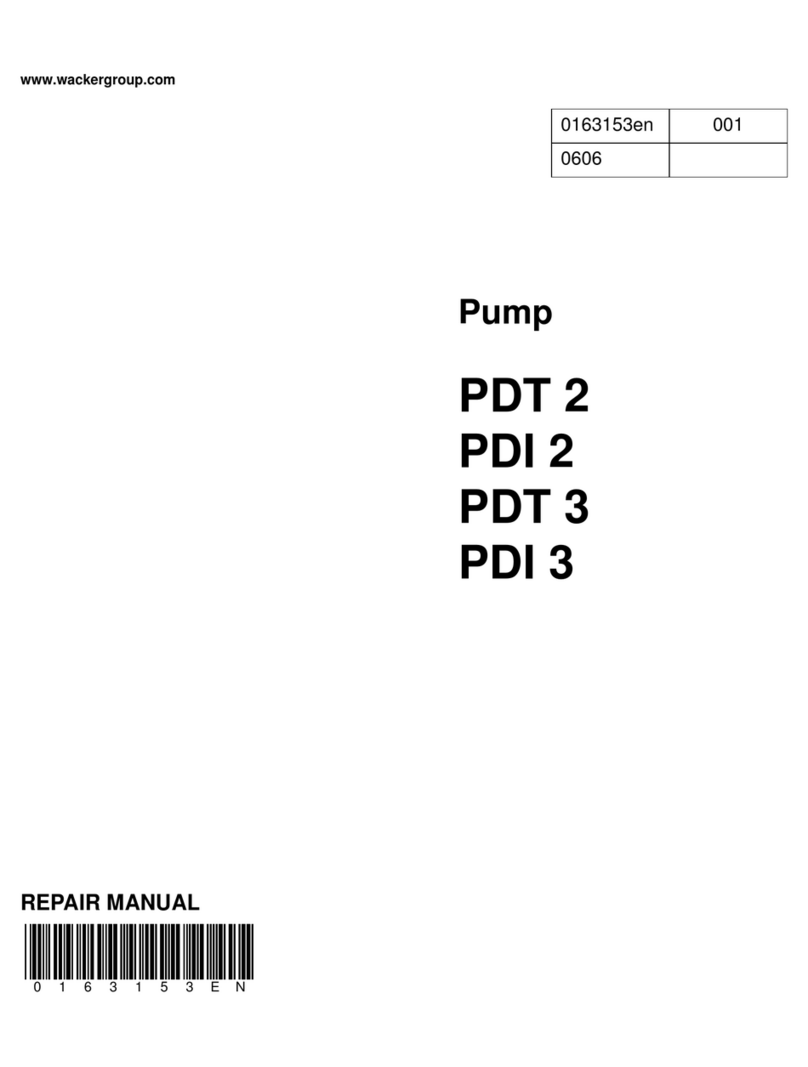 WACKER Group PDT 2 Repair manual