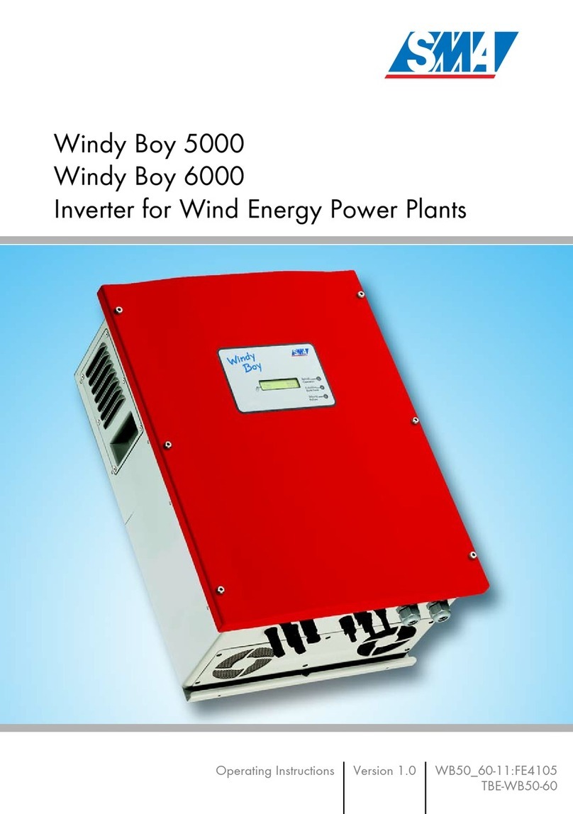 SMA Windy Boy 6000 operating instructions