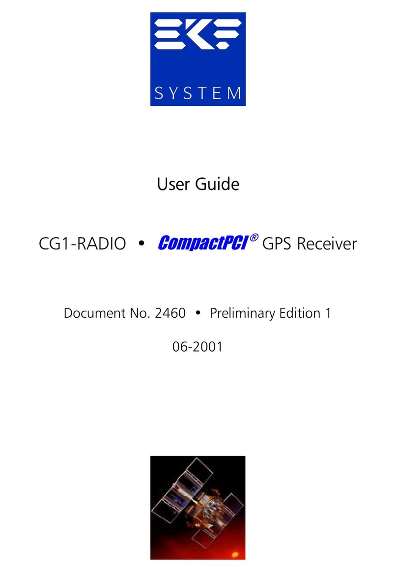 EKF Electronik CG1-RADIO CompactPCI user guide