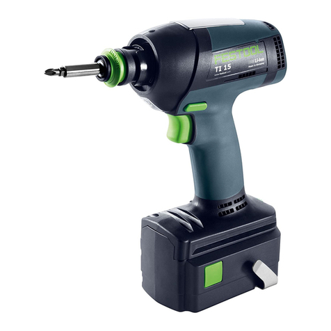 Festool TI 15 User manual