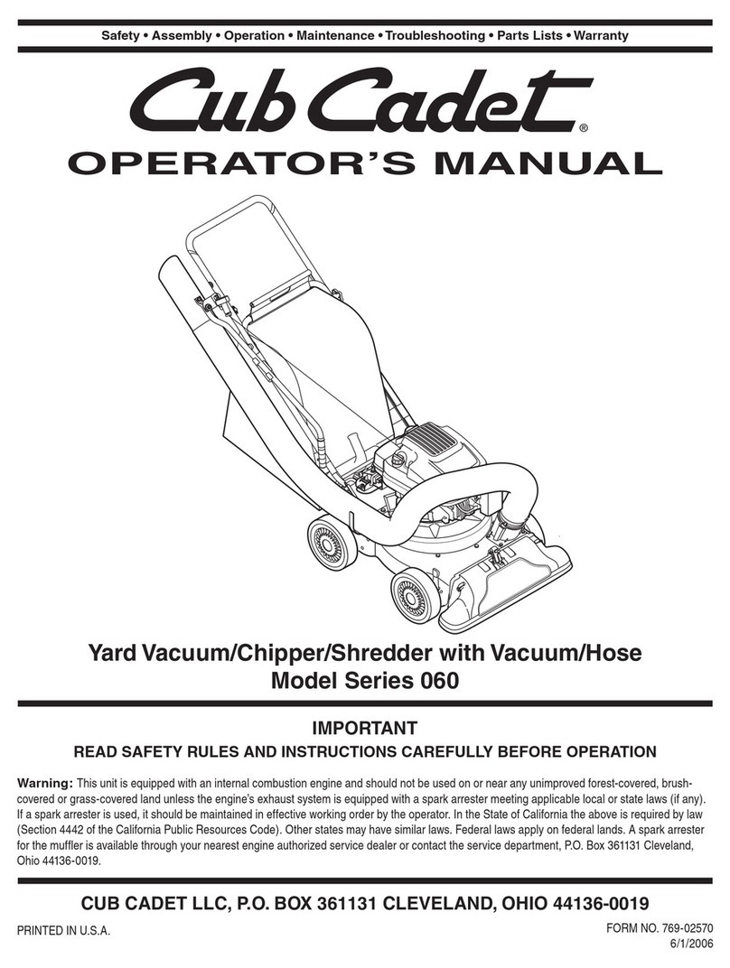 Cub Cadet Series 060 User manual