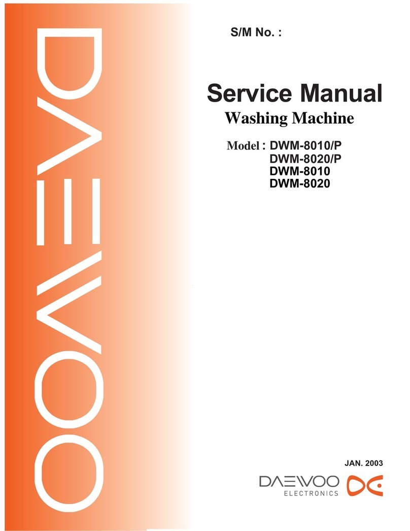 Daewoo DWM-8010 Service manual