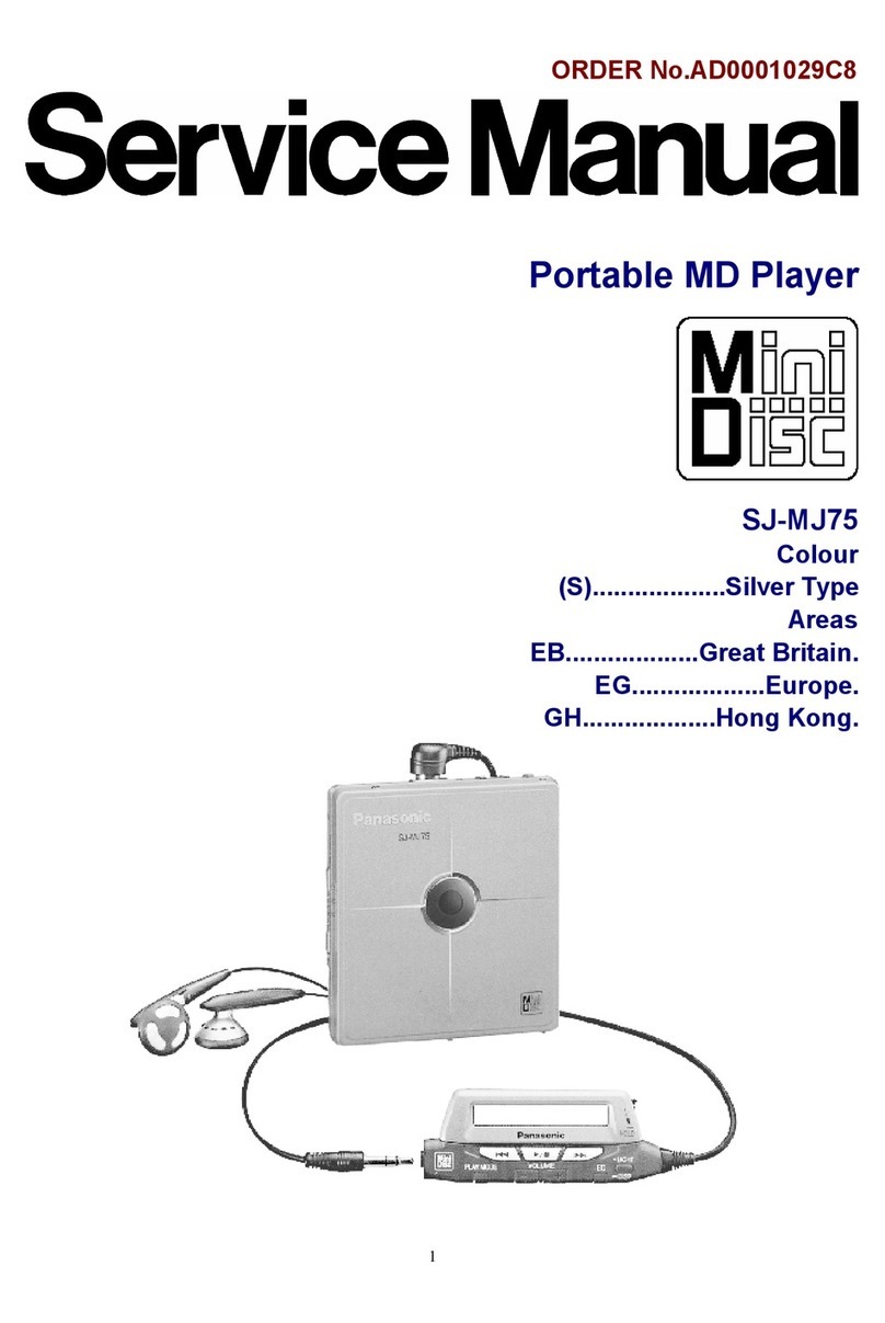 Panasonic SJ-MJ75 User manual