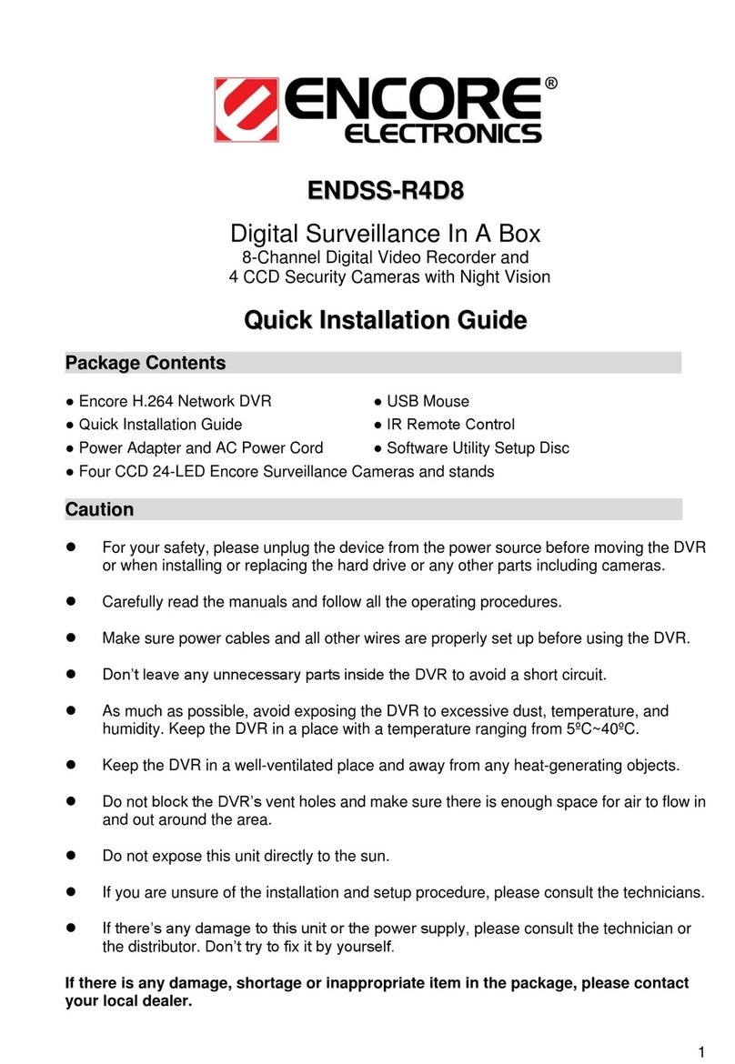 Encore ENDSS-R4D8 User manual